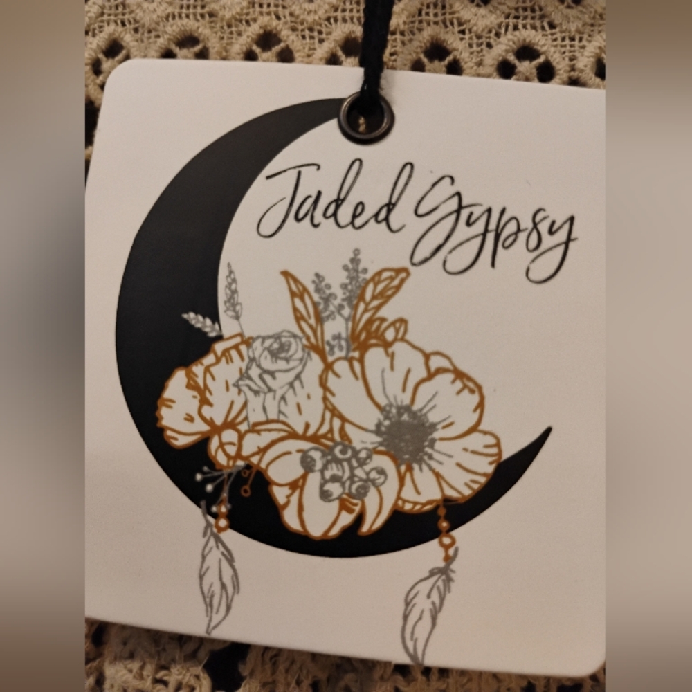 Jaded Gypsy Forever Timeless Crochet Kimono Duster OS NWT - Picture 13 of 15